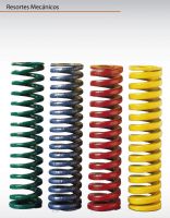 Resortes Mecánicos, Resortes helicoidales especiales de perl de sección cuadrada, redonda.  Steel Springs  FIBRO